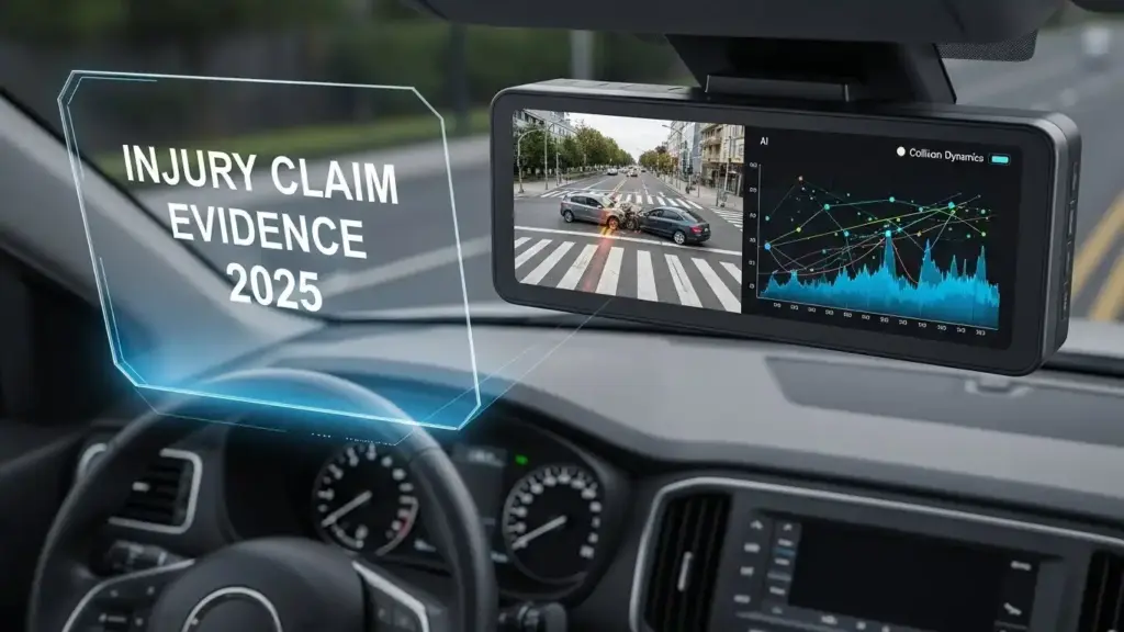 AI and dashcam evidence for injury claims in 2025