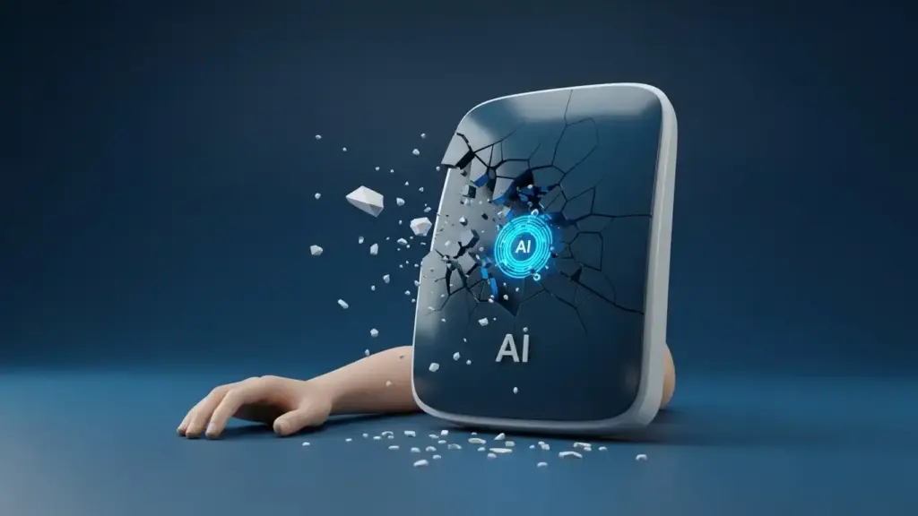 Broken AI device causing injury