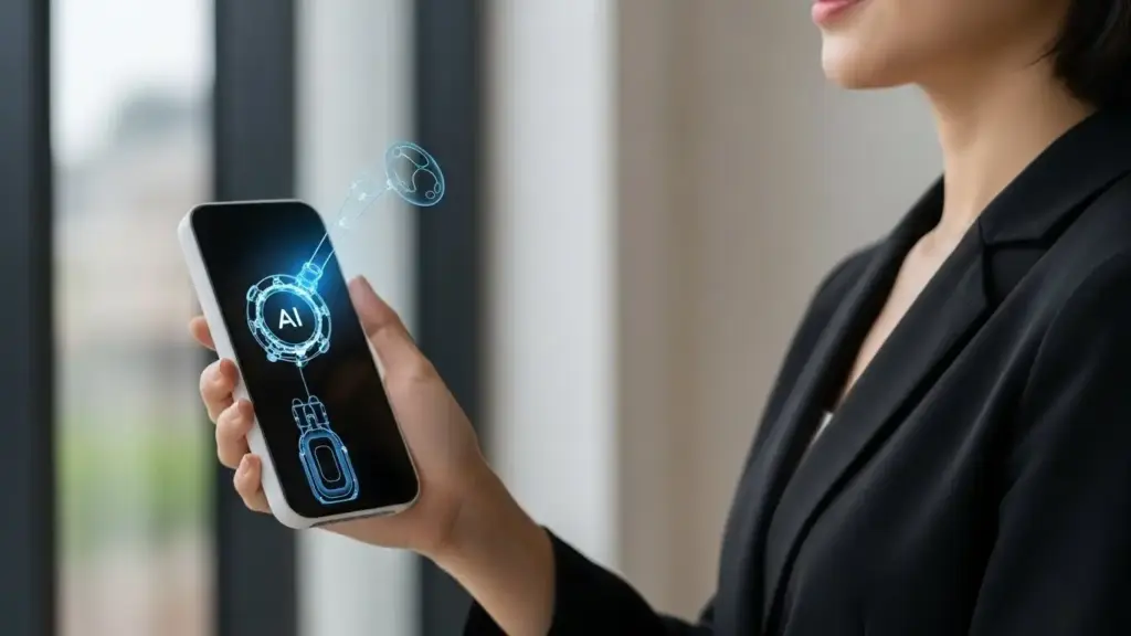 Consumer holding defective AI gadget