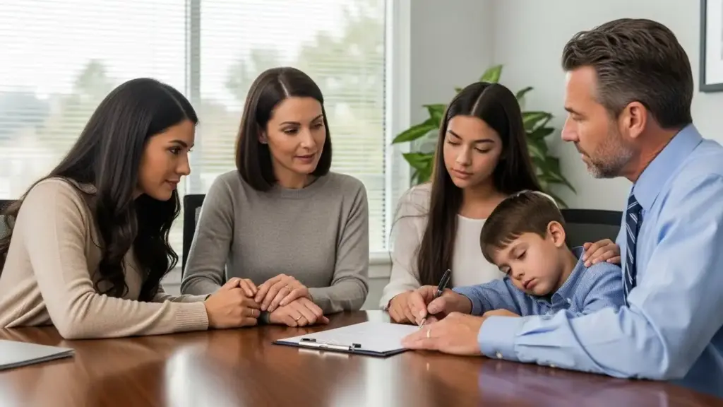 Family receiving compensation after wrongful death